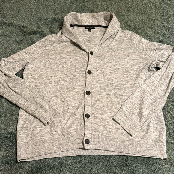 Banana Republic Men’s Gray Heather Lightweight Cardigan Size XL - Picture 1 of 5